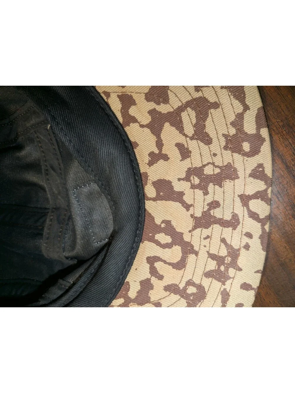 NORSE PROJECTS Brown Camo 5 PANEL CAP Preowned Hat HTD